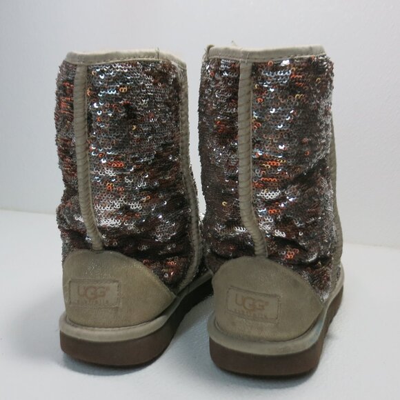 UGG #3353 Australia Classic Sparkles Boots Women's Insulated Footewar 8 39 - Picture 6 of 6
